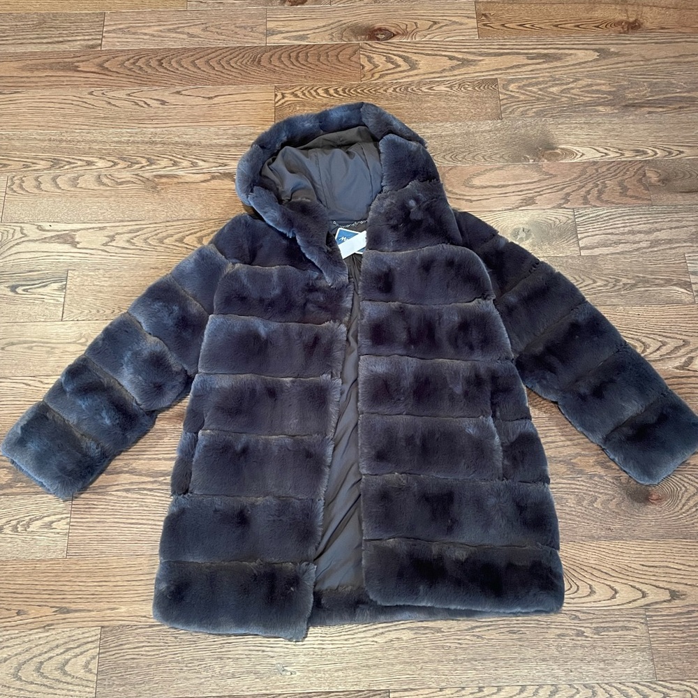 BCBG faux fur coat